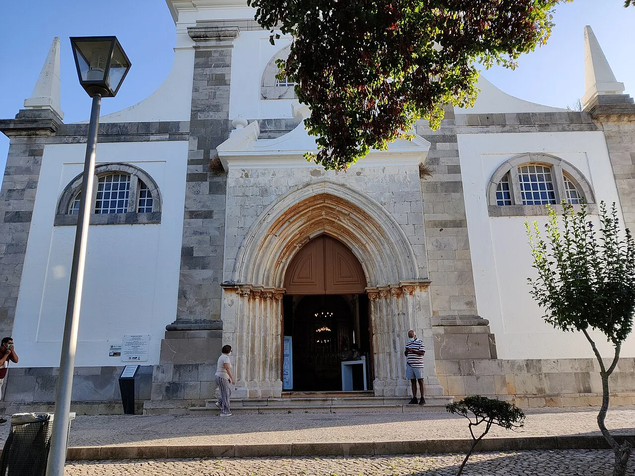 A Gothic church doorway in Tavira's upper town.