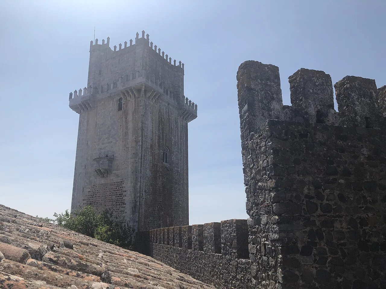 The keep of Beja Castle.