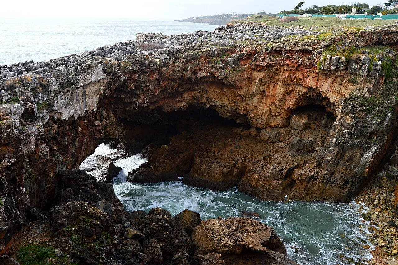 The Boca do Inferno sea chasm on the coast at Cascais.