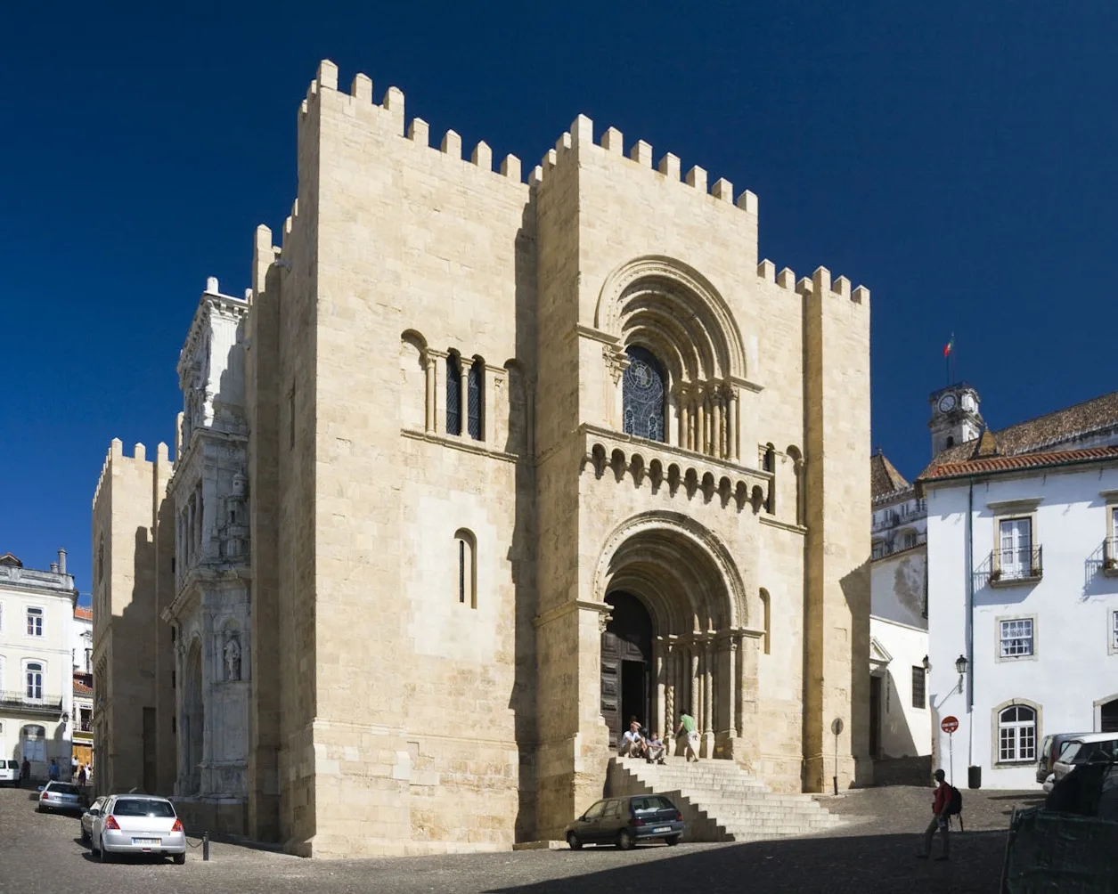 The Romanesque Old Cathedral (Sé Velha) of Coimbra.