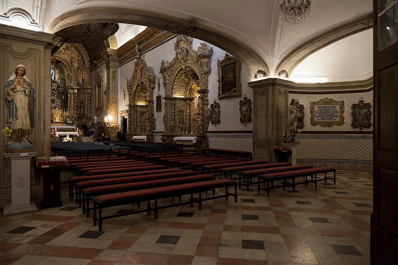 An interior of the Igreja do Carmo in Faro.