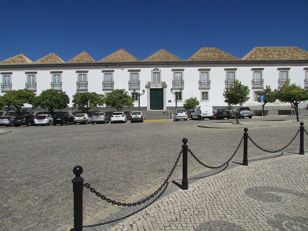 The Episcopal Palace on Largo da Sé in the old town of Faro.