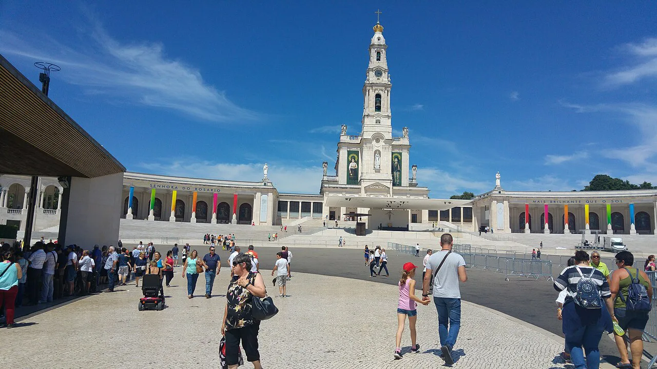 The Sanctuary of Our Lady of Fátima.