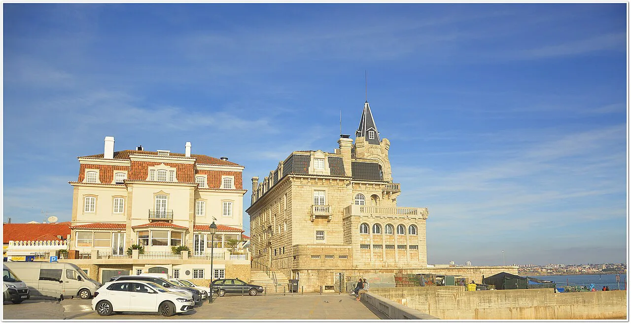 Period villas on the seafront in Cascais.