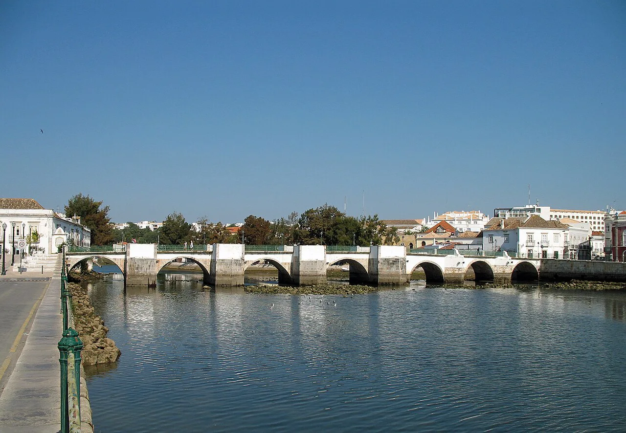 The Ponte Romana over the Gilão river in Tavira.