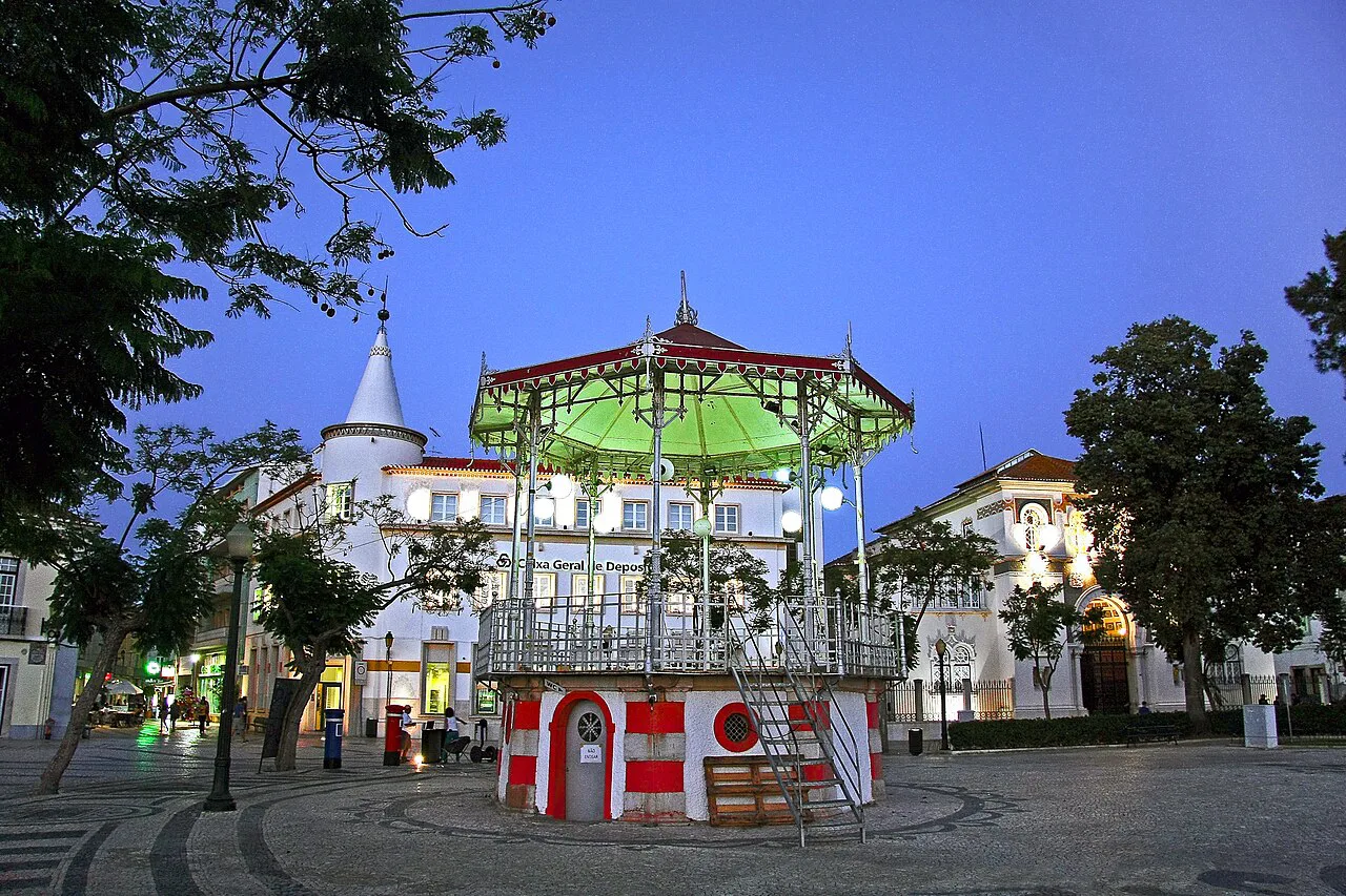 The bandstand in the Jardim Manuel Bivar in Faro.