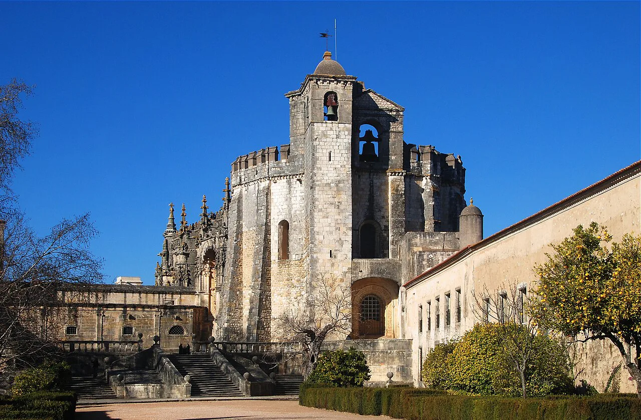 The church of the Convent of Christ in Tomar.