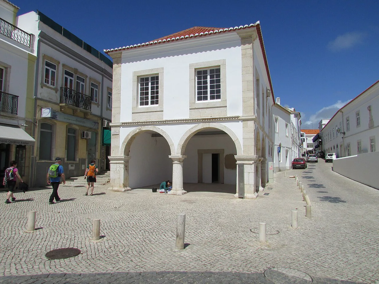 The arcaded building that once housed the slave market in Lagos.