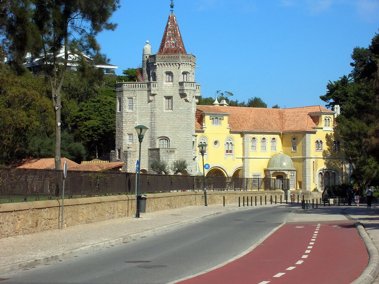 The palace housing the Museu Condes de Castro Guimarães in Cascais.