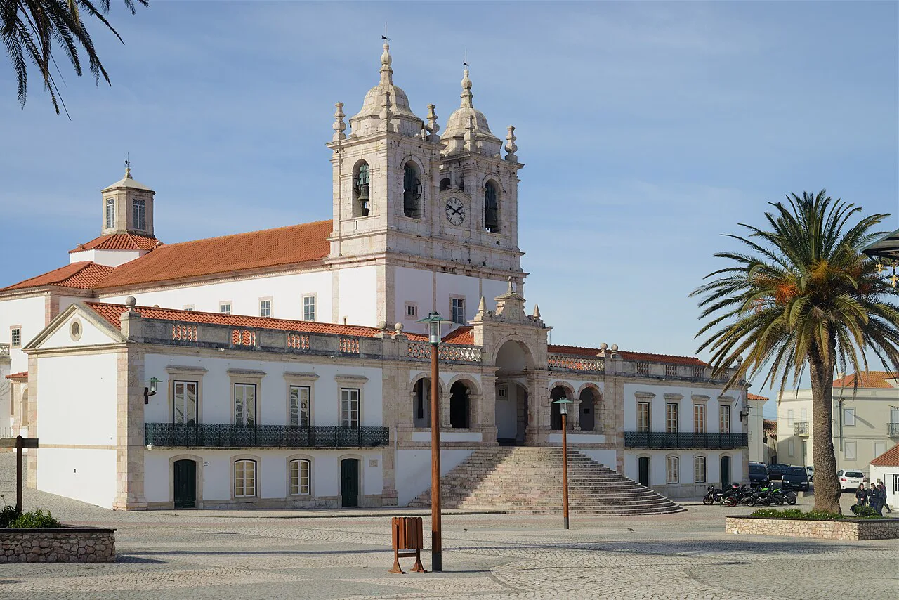 The Church of Our Lady of Nazaré in Nazaré.