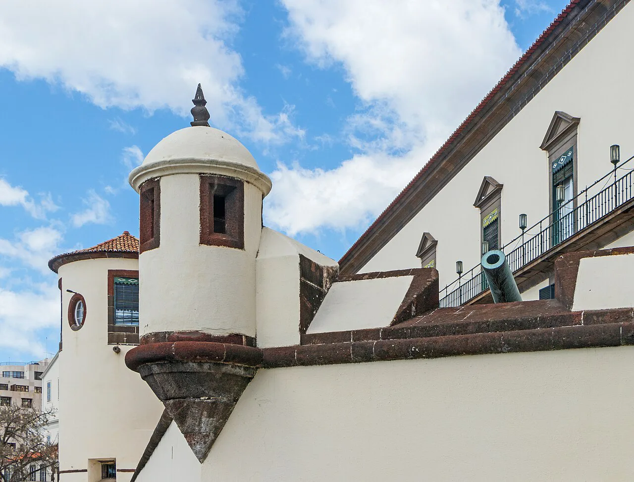 A bartizan on the Palácio de São Lourenço in Funchal.