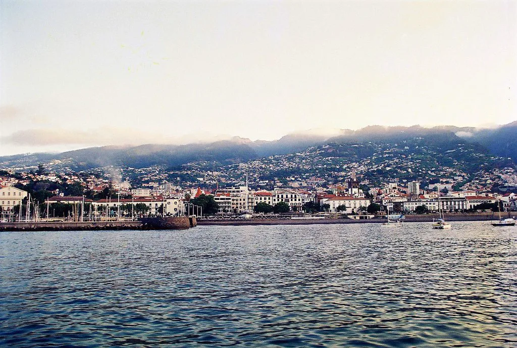 Funchal spread across the hillside above the harbour.