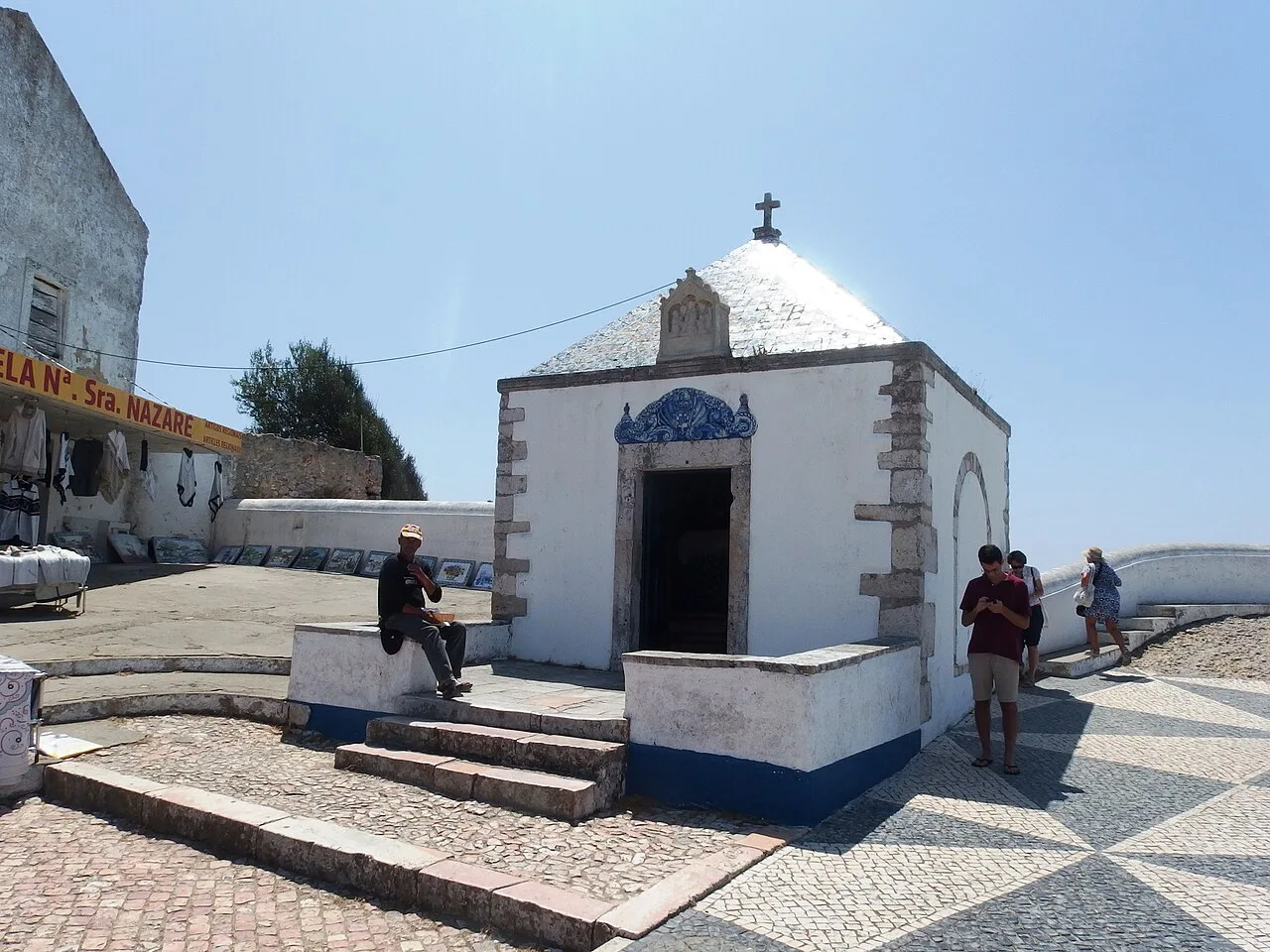 The Ermida da Memória chapel in Nazaré.