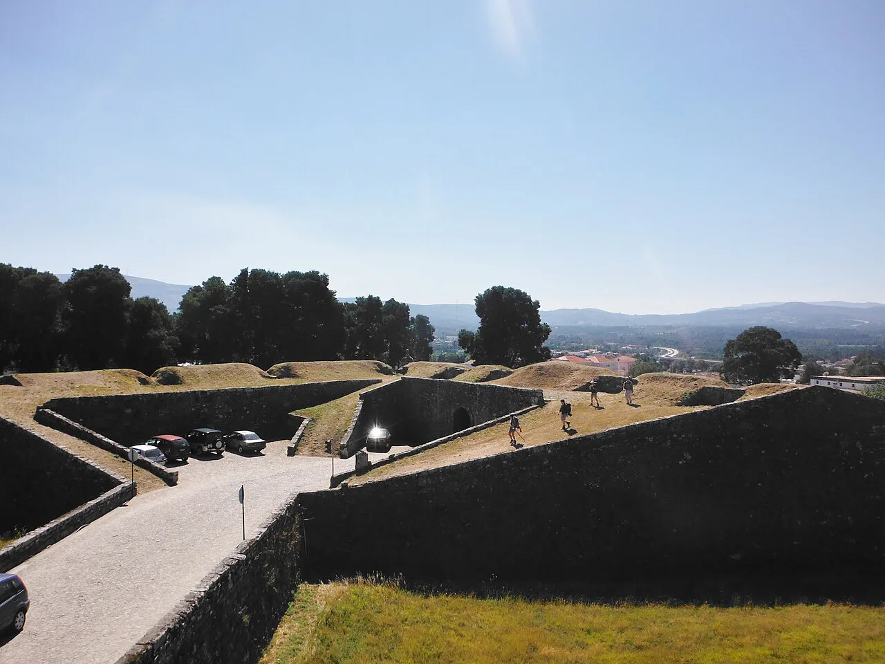 Part of the Valença fortress walls.